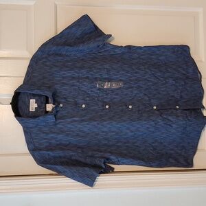 Men's Short Sleeve Slim Fit Soft Poplin Shirt